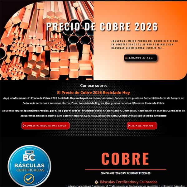 Precio de Cobre 2026